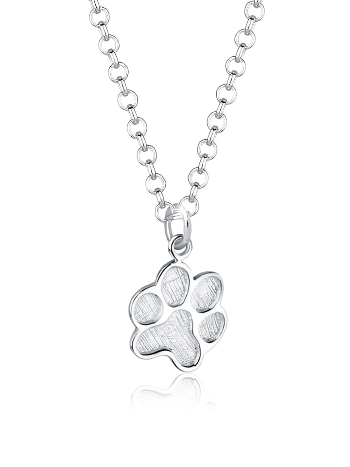 

Elli Колье из серебра 925 пробы с изображением отпечатка лапы