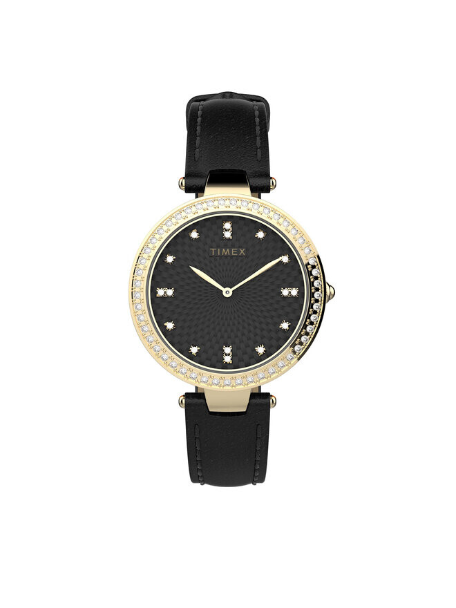 

Часы City TW2V45100 Timex, черный/золотой