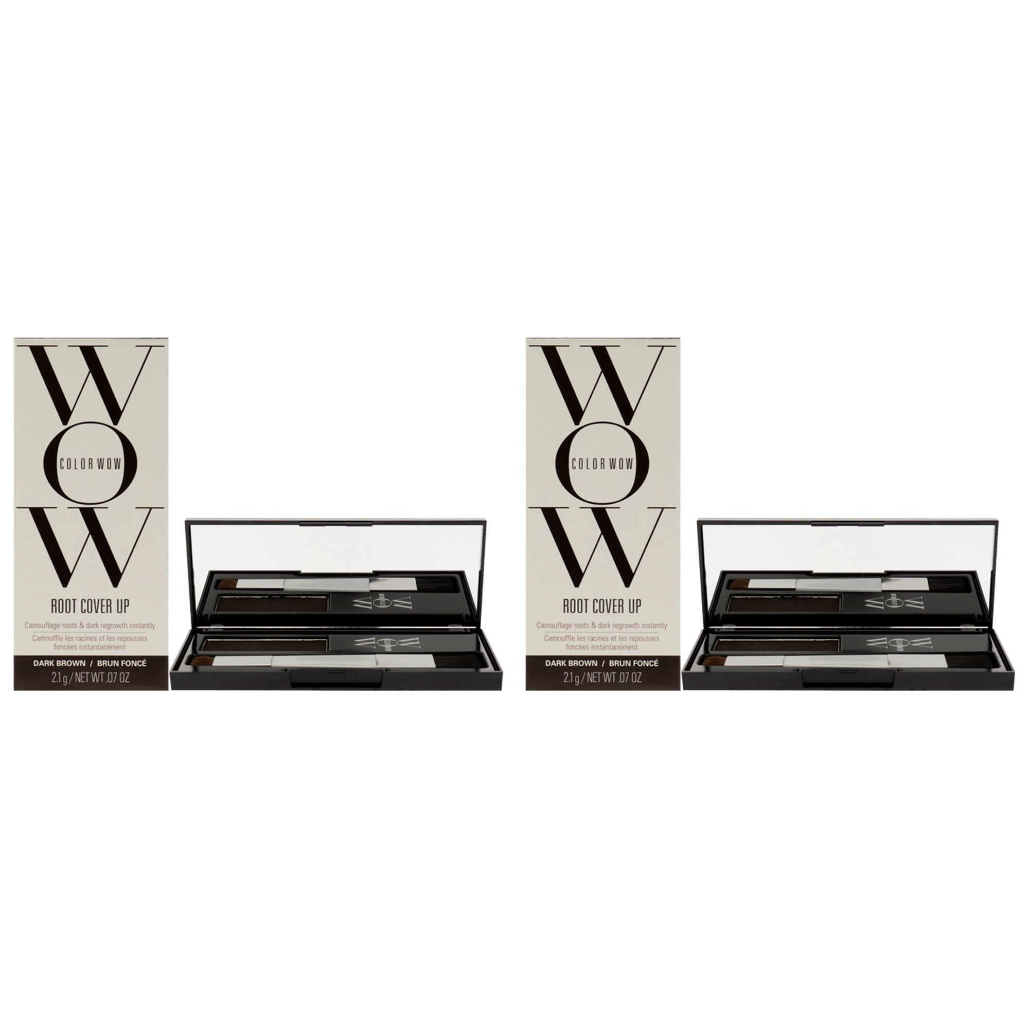 

Краска для волос Color Wow для женщин, оттенок «Корень» - темно-коричневый - 0,07 унции - упаковка из 2 штук