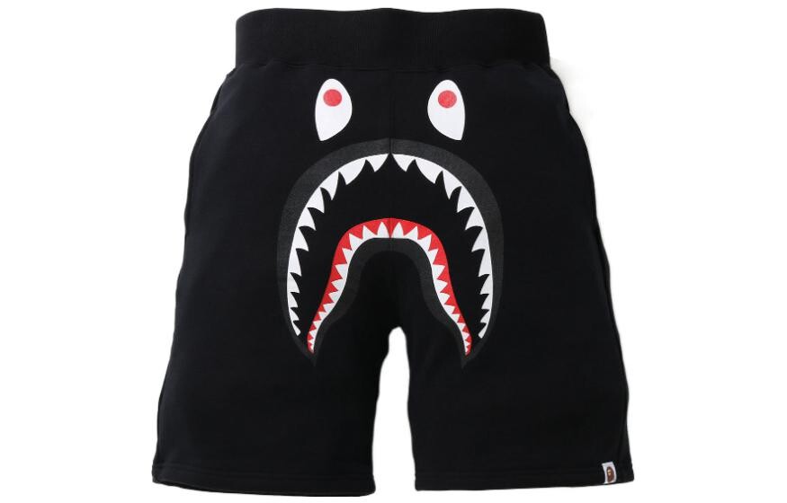 Повседневные шорты Shark Series для мужчин A Bathing Ape, черный — фото 3