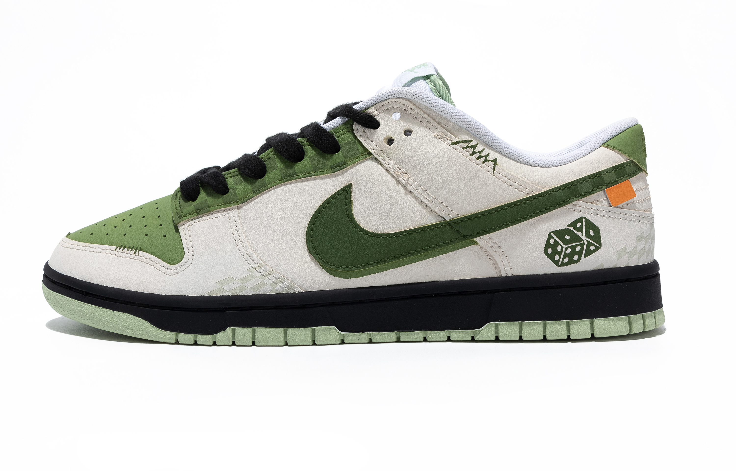 

Мужские кроссовки для скейтбординга Nike Dunk, Beige green black