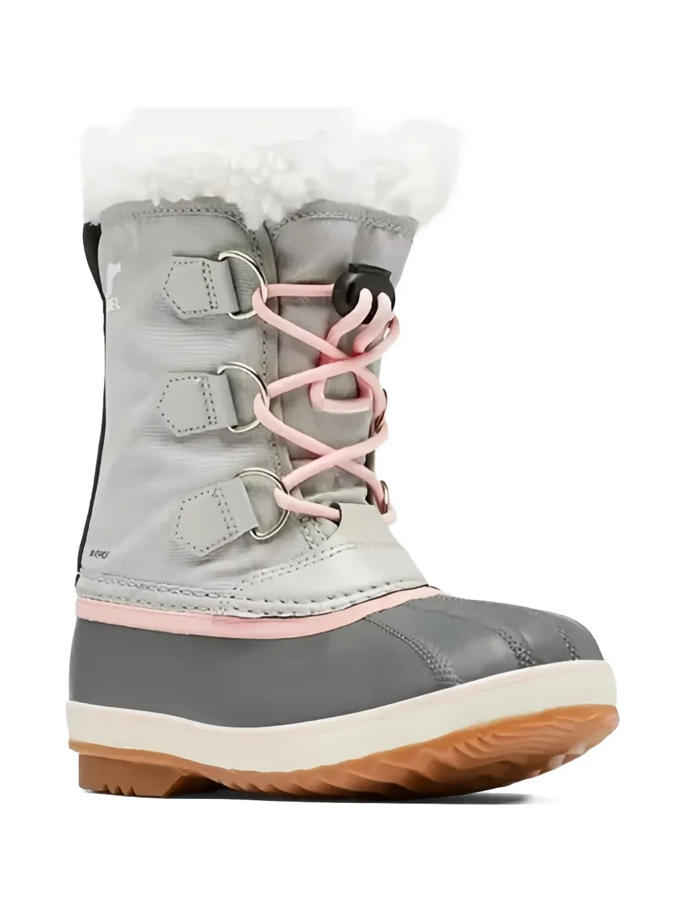 

Зимние ботинки со шнуровкой и фиксаторами SOREL KIDS, серый