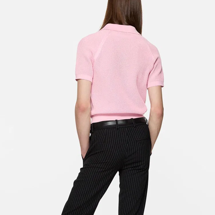 Свитер с v-образным вырезом с вышивкой Acne Studios, Pink — фото 4