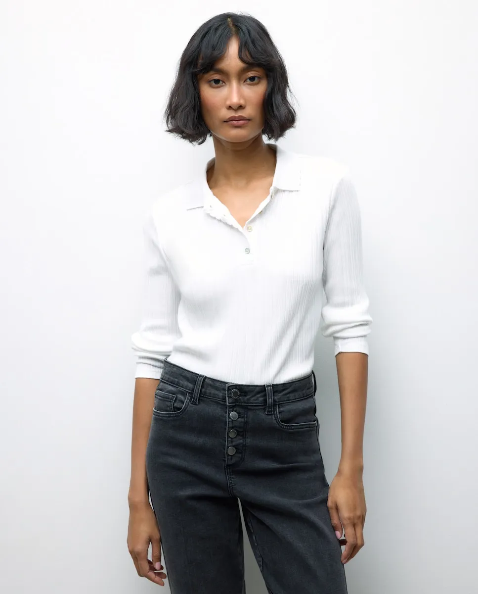 

Женская футболка с длинным рукавом Tintoretto, экрю