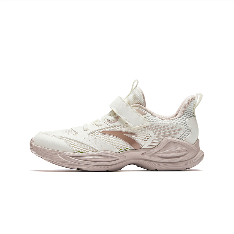 

Детские кроссовки LingFeng Anti Kick Rebound с дышащими и легкими амортизаторами Antakids, слоновая кость/белый/коричневый