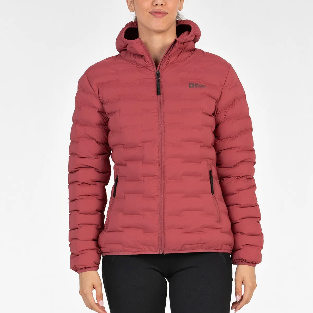 

Женская парка-анорак розового цвета Sandei 8000