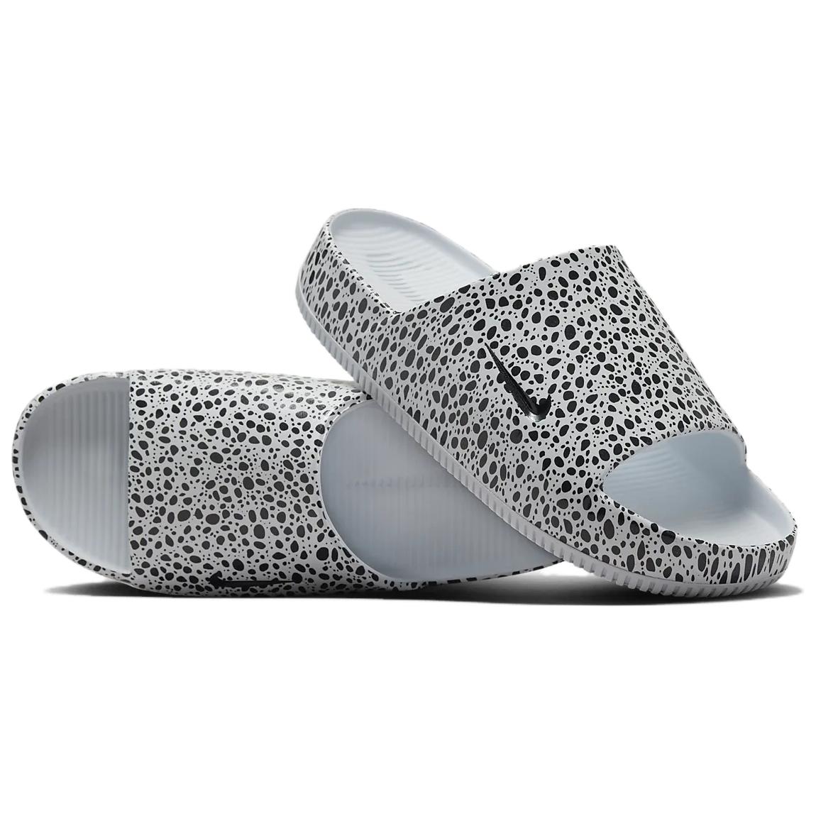 Nike Calm Slide Electric Pack Olympic Safari Футболка серая футбольная серо-темно-синяя черная — фото 3