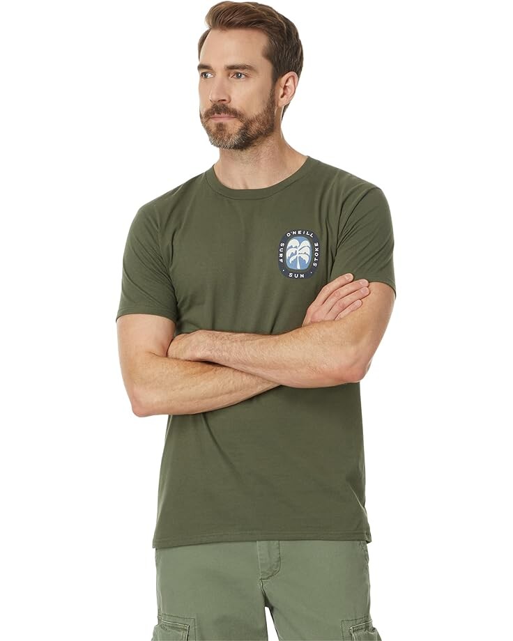 

Футболка O'Neill Root Short Sleeve Tee, цвет Military Green