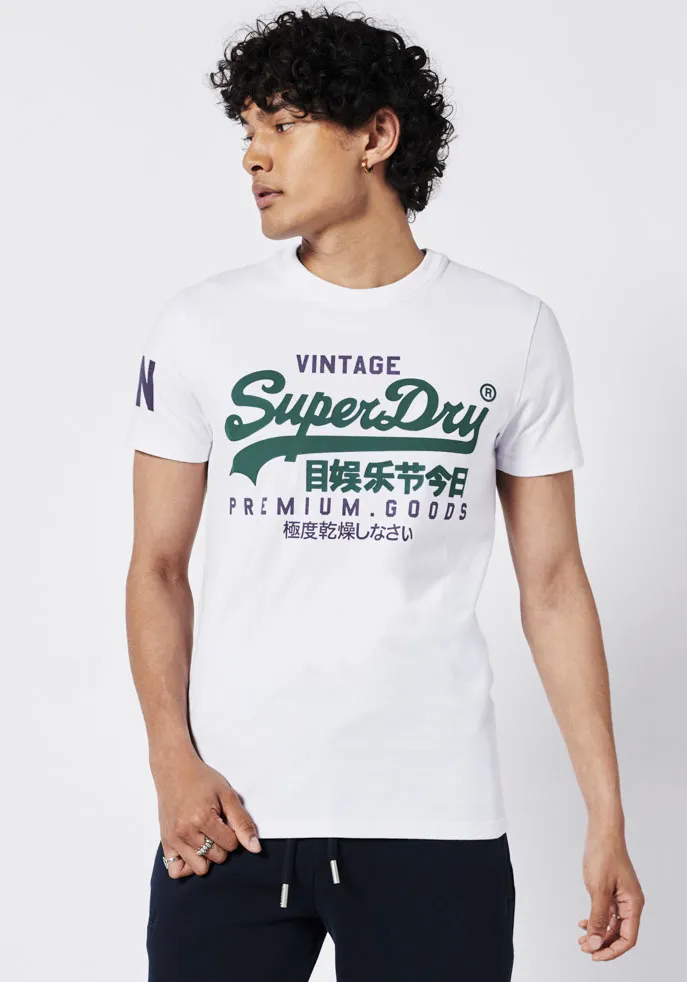 

Рубашка с круглым вырезом Superdry "VL NS TEE", цвет Optic