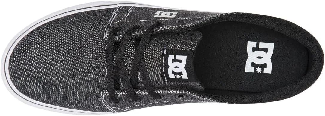 Мужские кроссовки для скейтборда DC Shoes Trase Tx Se, черно-белый — фото 3