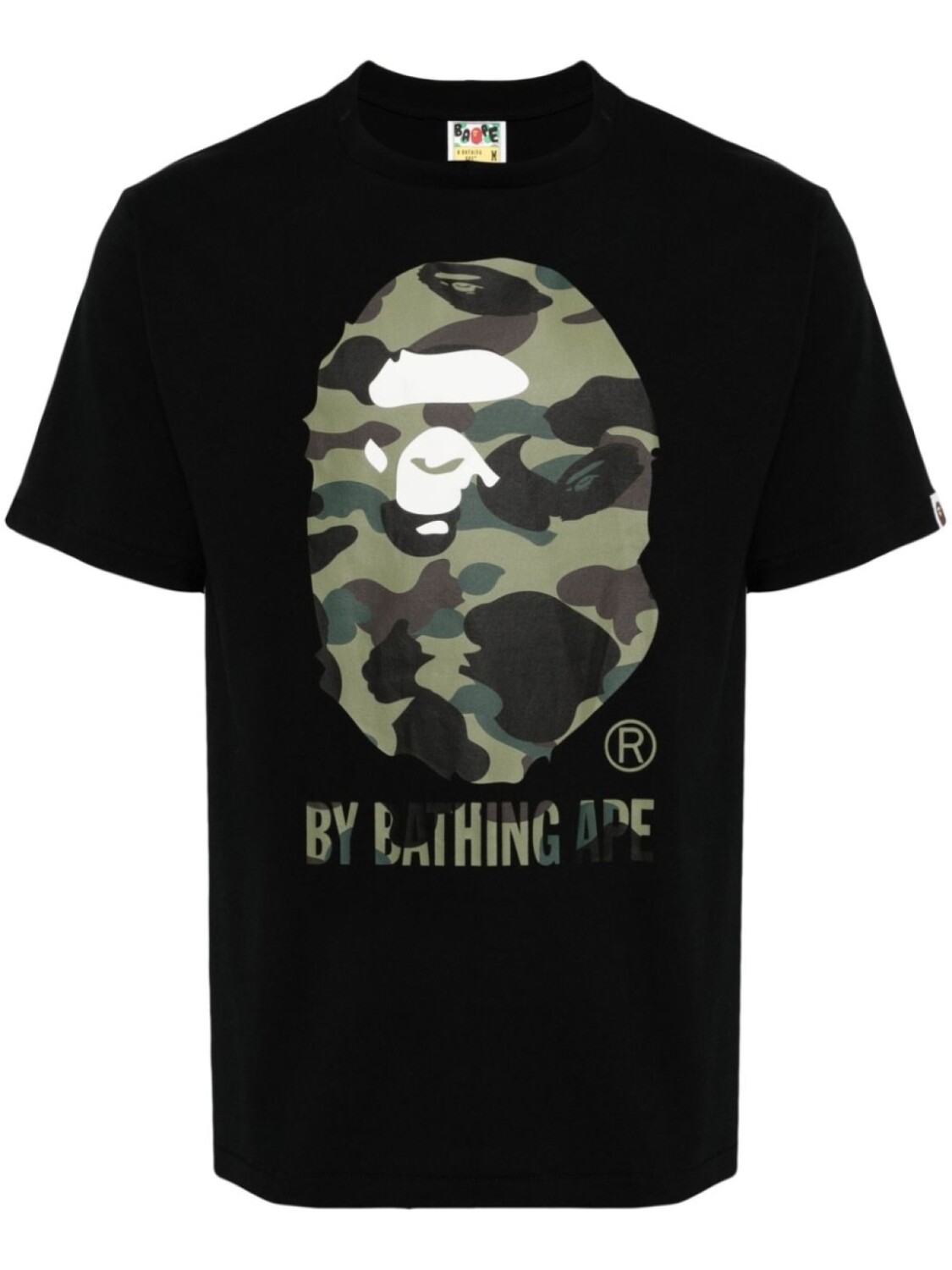 

Футболка с принтом Camo Big Ape A BATHING APE, черный