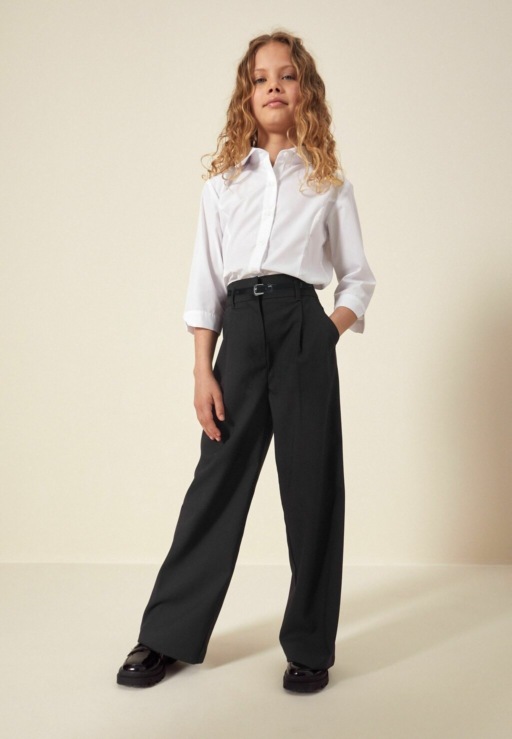 

Брюки Senior Wide Leg Belted School Standard Next, черный