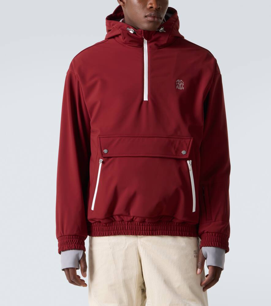 Полузастёгивающаяся лыжная куртка Brunello Cucinelli, C411 — фото 3