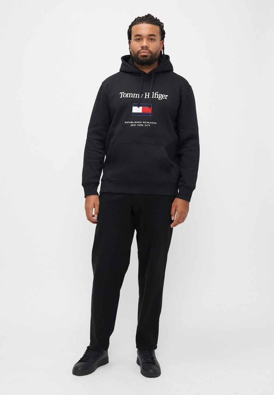 Толстовка Tommy Hilfiger EMBRO FLAG HOODIE, Black — фото 2