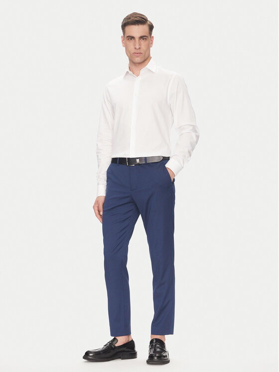 Рубашка обычного кроя LV019EU021 Calvin Klein, белый — фото 2