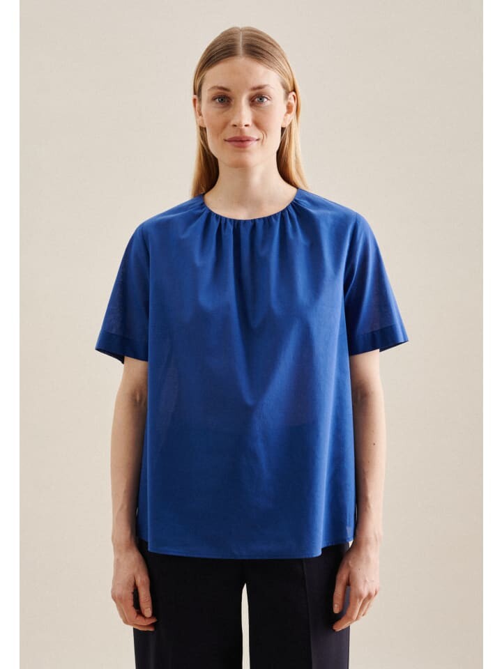 

Блуза Seidensticker Shirt Regular, цвет mittelblau
