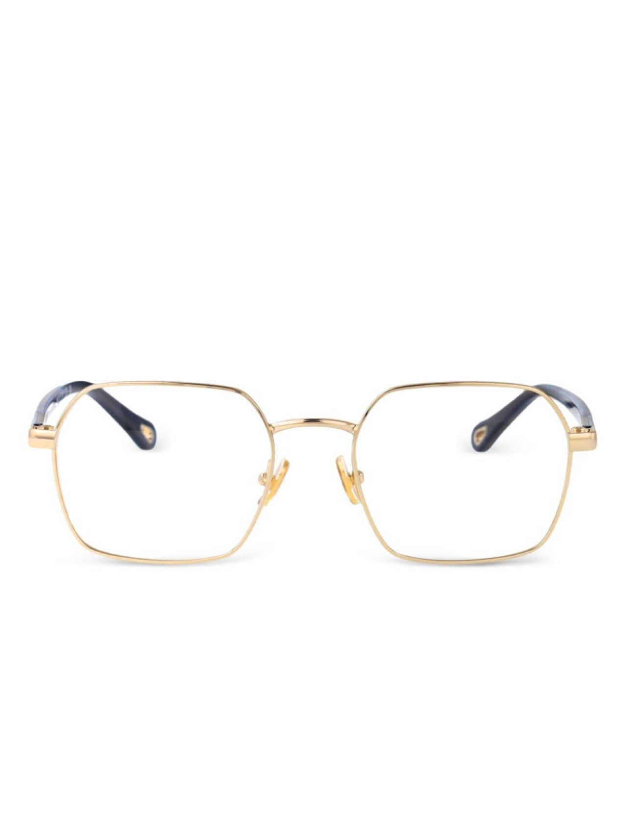 

Chloé Eyewear очки в геометричной оправе, золотой