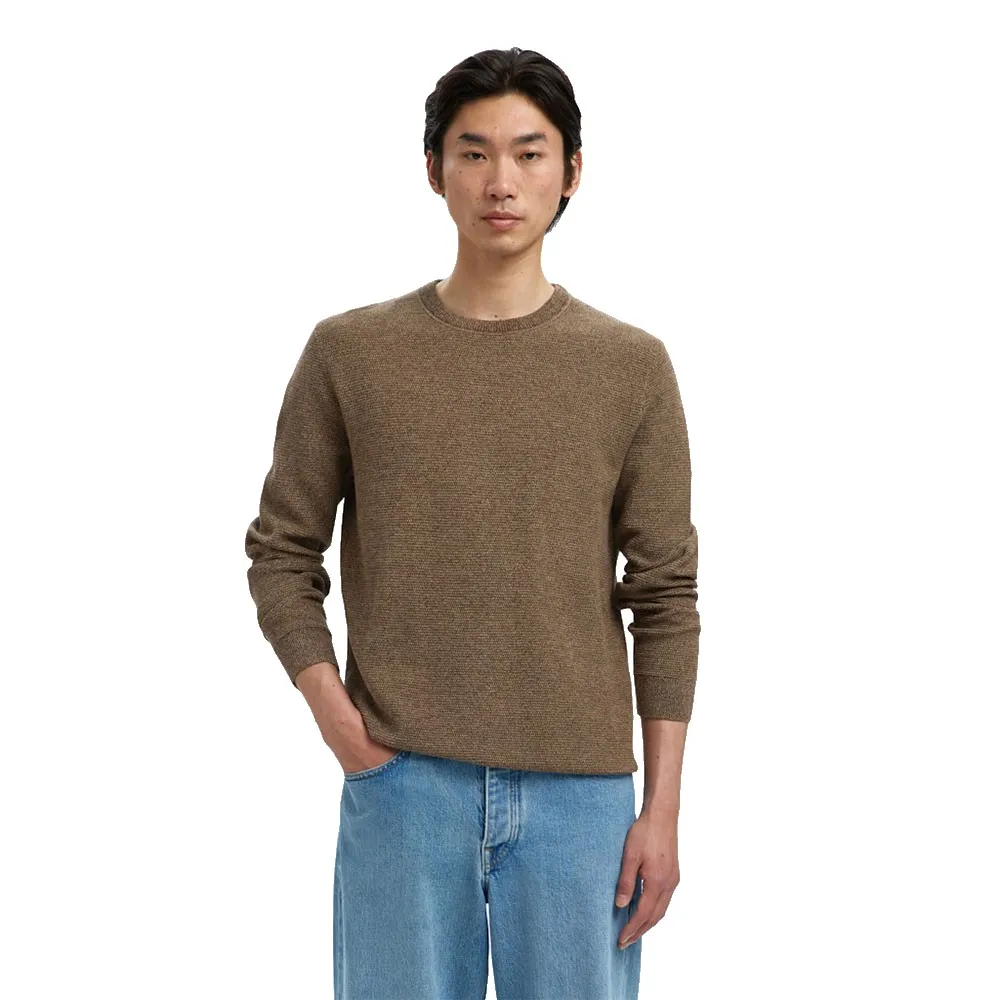 

Свитер Selected Ross, коричневый