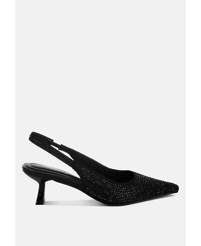 Женские босоножки Julep Flyknit на шлейках с камнями London Rag, белый