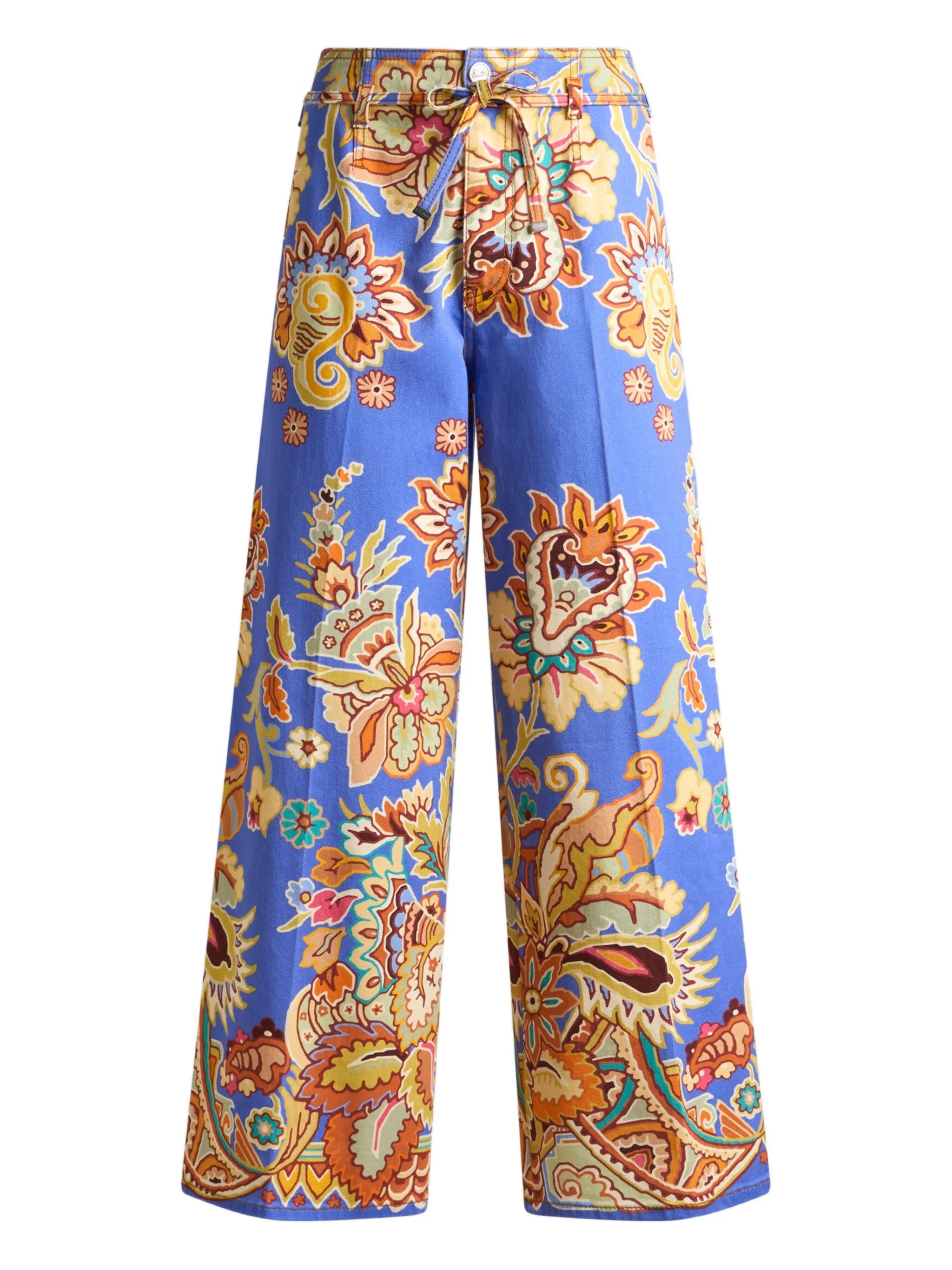 

Брюки с поясом Etro, синий