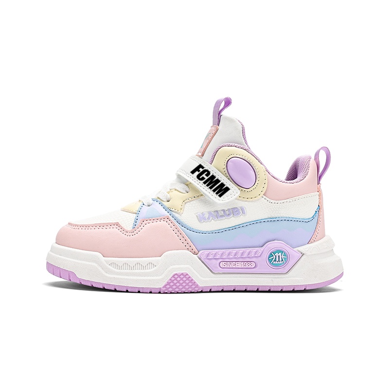 

Детские нескользящие скейтерские кроссовки FCMM, розовый/фиолетовый