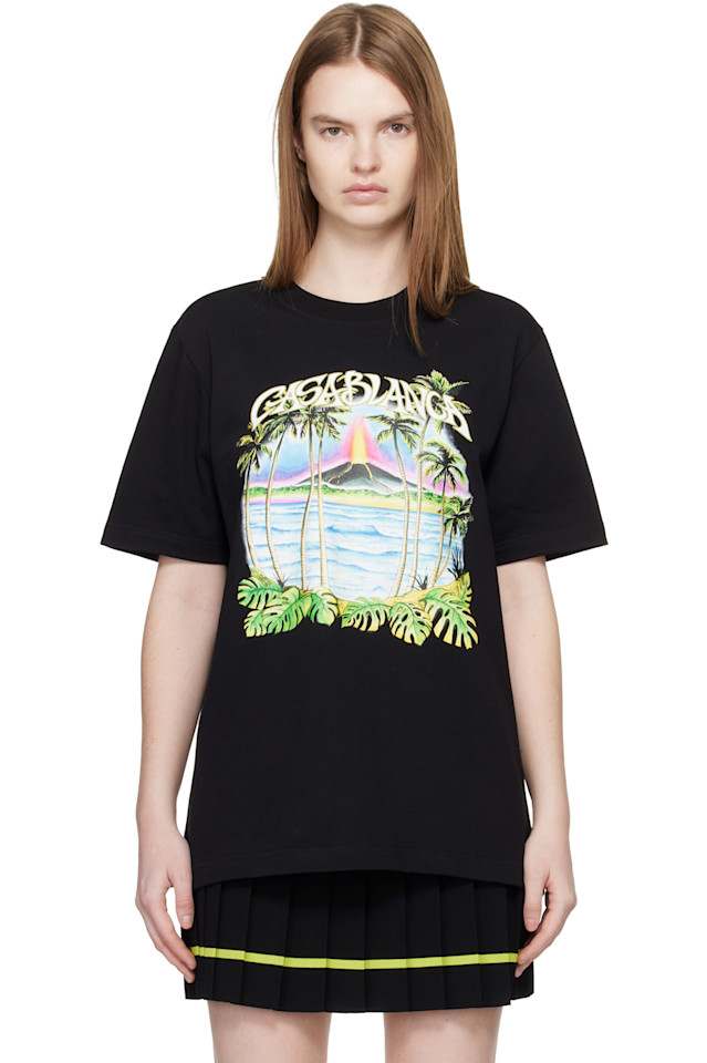 

Футболка с коротким рукавом "Вулкан" Casablanca, черный