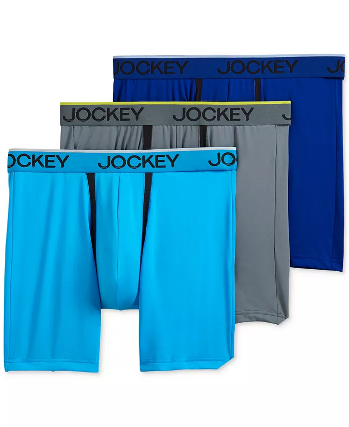 

Мужские боксеры Chafe Proof Pouch Microfiber 7" – набор из 3 штук Jockey, синий