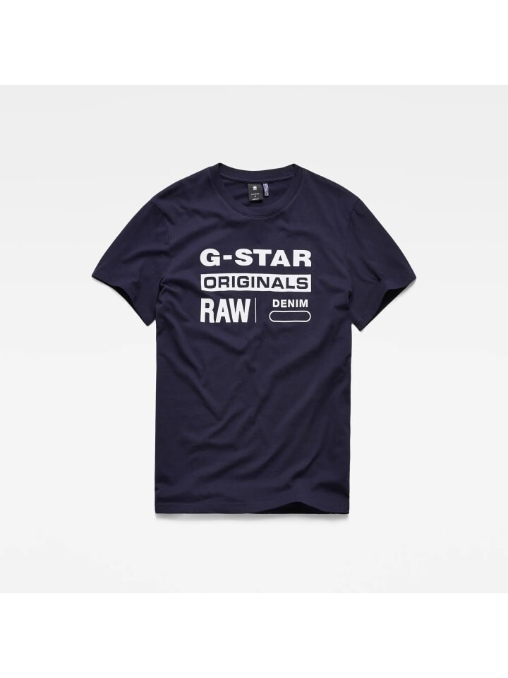 

Футболка G-Star, цвет sartho blue