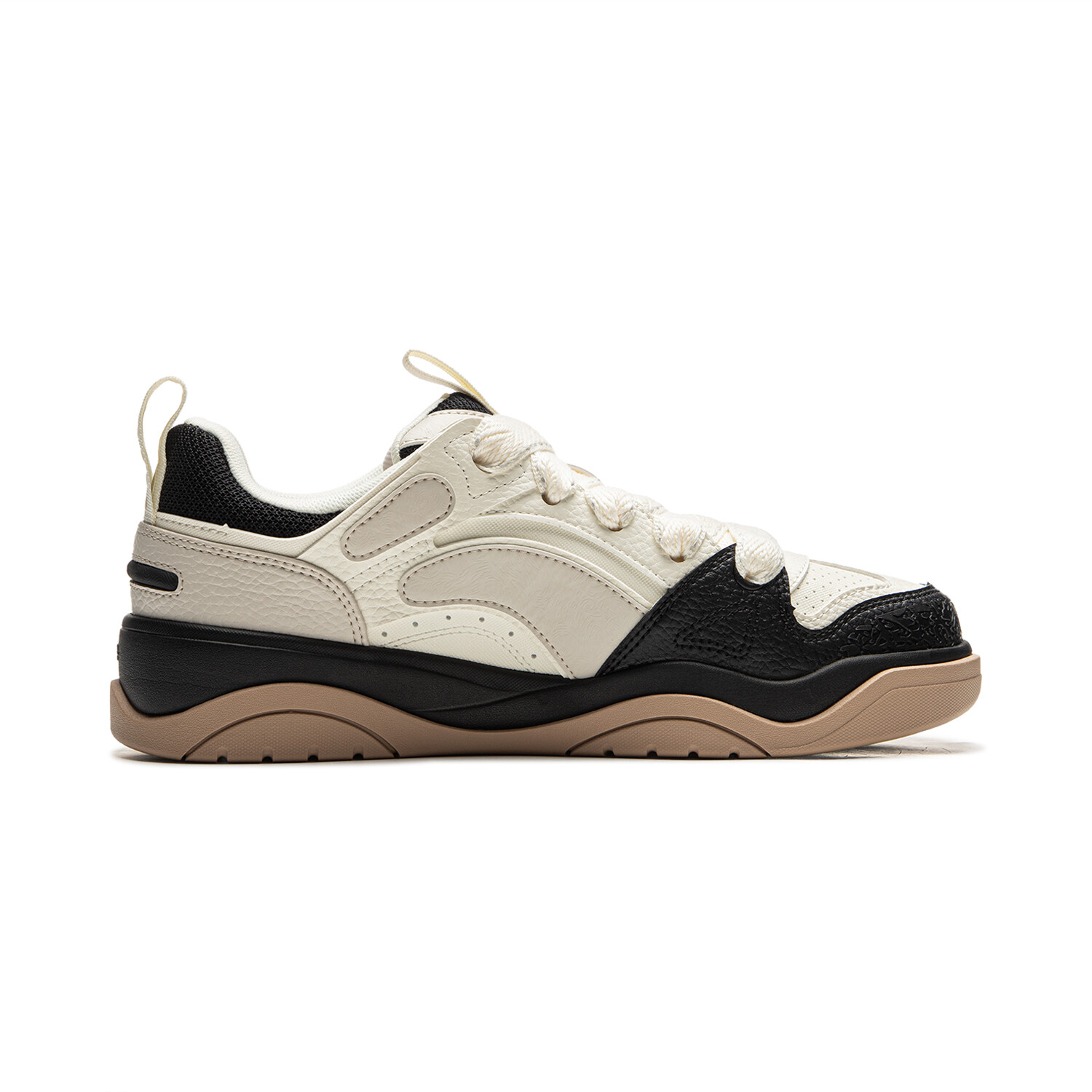 Кроссовки LINING Jingcheng 2.0 V2 Skateboarding Shoes Men Low-top Oatmeal Gray, серый — фото 2
