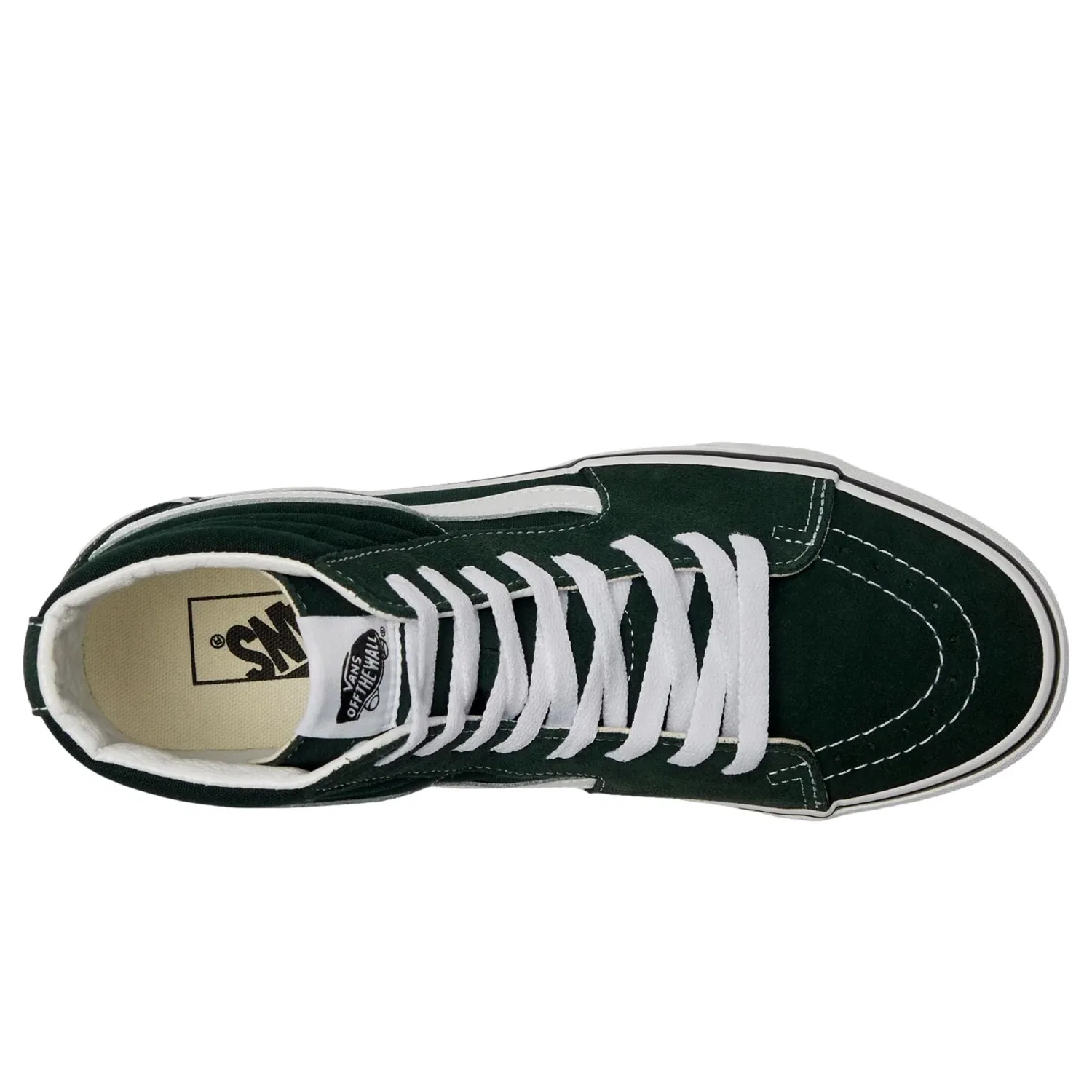 Мужские кеды Vans Vans-Sk8-Hi CoIor Theory Scarab VN000D80PRM1, зеленый — фото 2