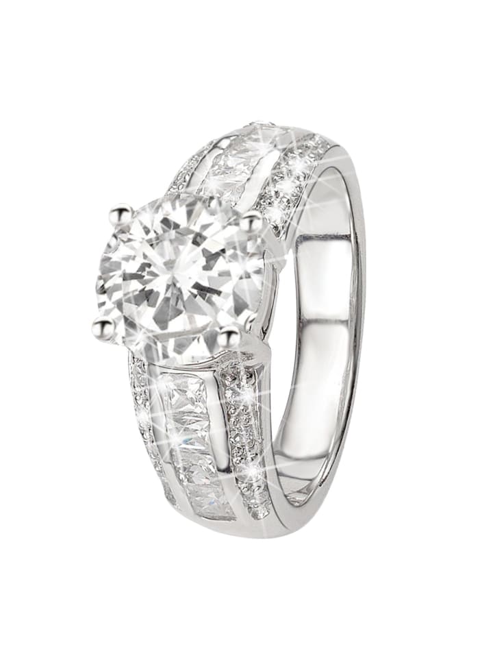 

Lucardi Круглое кольцо из стерлингового серебра 925 пробы