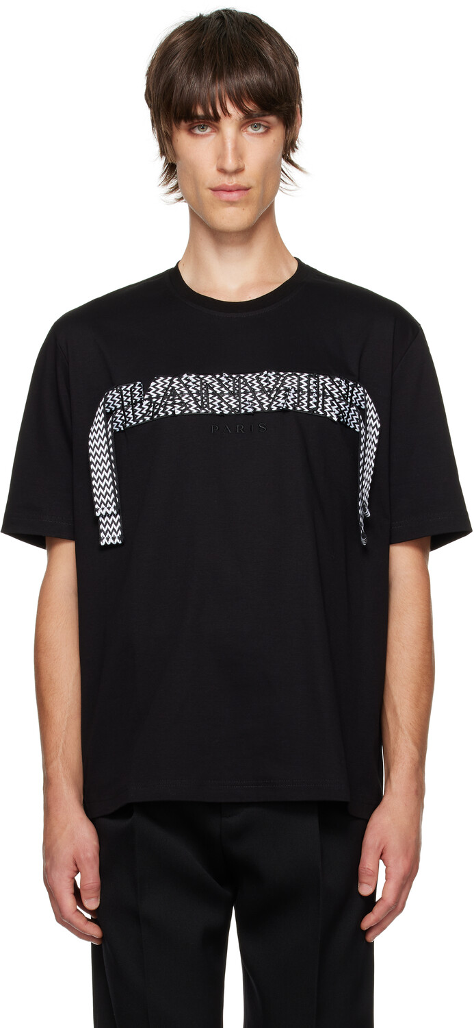 

Футболка с кружевом Curb Lanvin