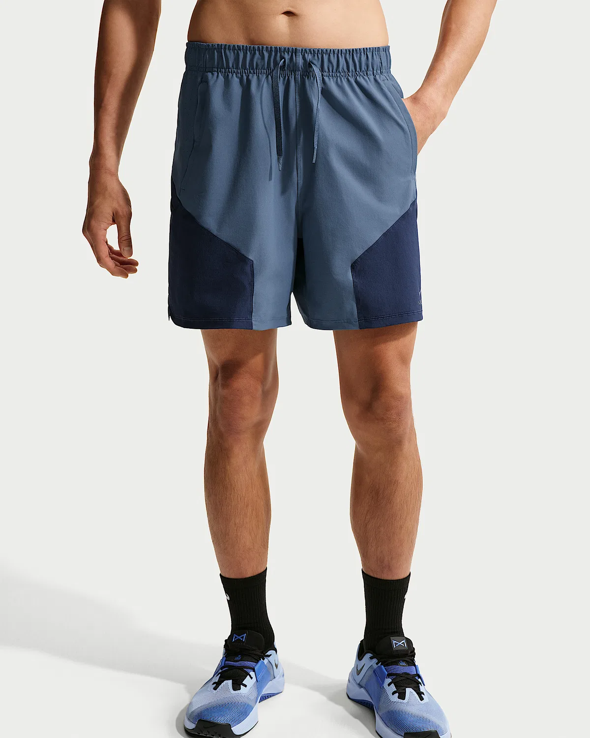 Мужские шорты Nike Pro Training Dri-FIT ADV 6", Diffused Blue/Midnight Navy/Diffused Blue — фото 2
