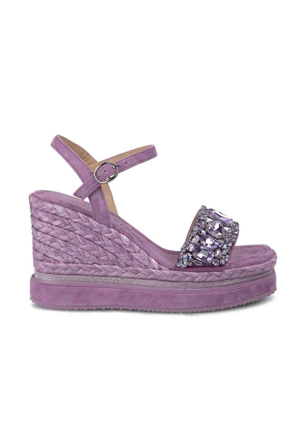 Босоножки на танкетке CON CIERRE HEBILLA - High heeled sandals Alma en Pena, фиолетовый — фото 2