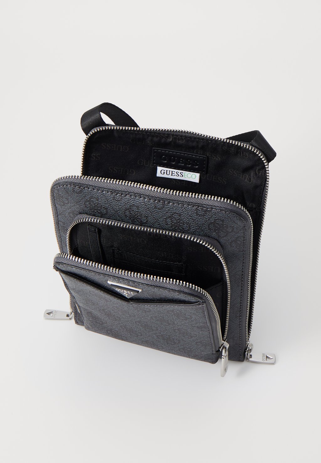 

Сумка через плечо SIENA FLAT CROSSBODY ZIP Guess, черный