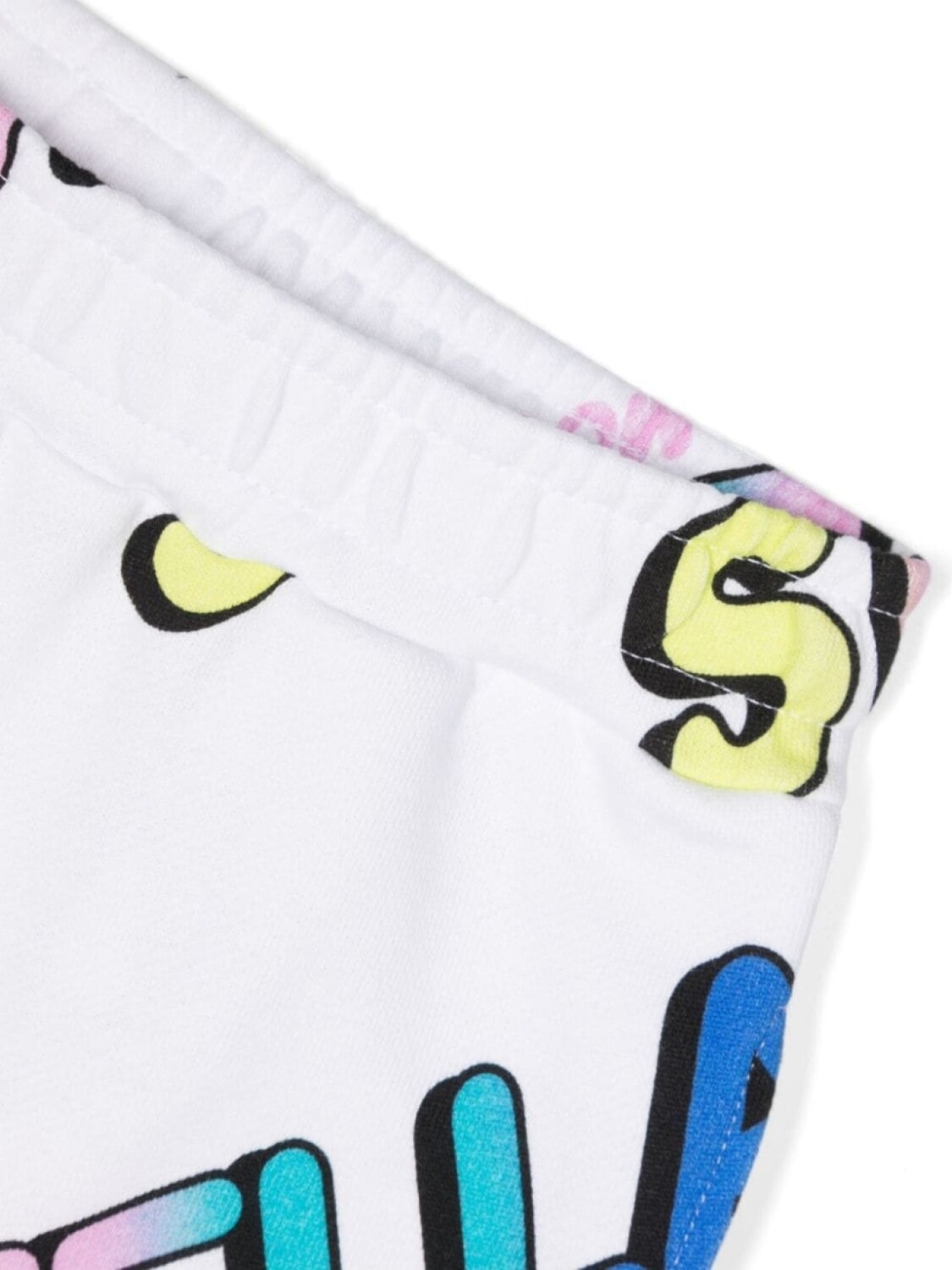 Stella McCartney Kids спортивные шорты с логотипом, белый — фото 3