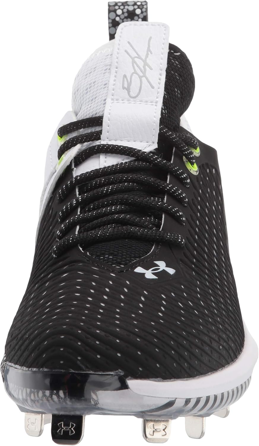 Under Armour мужские бейсбольные кроссовки Harper 5 Low St, Black/White — фото 2