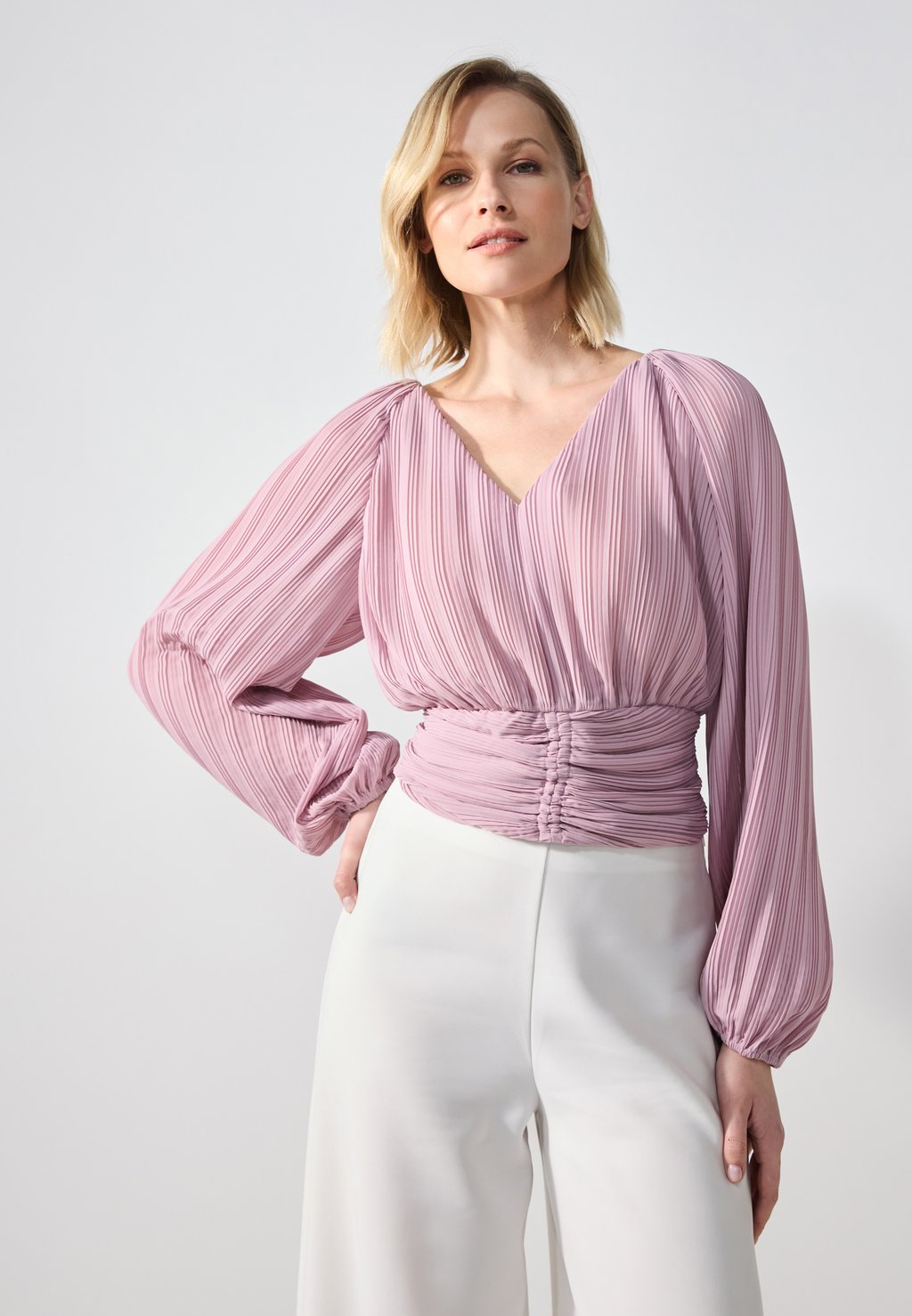 

Блуза CROPPED PLISSE TUNIC Anna Field, сиреневый