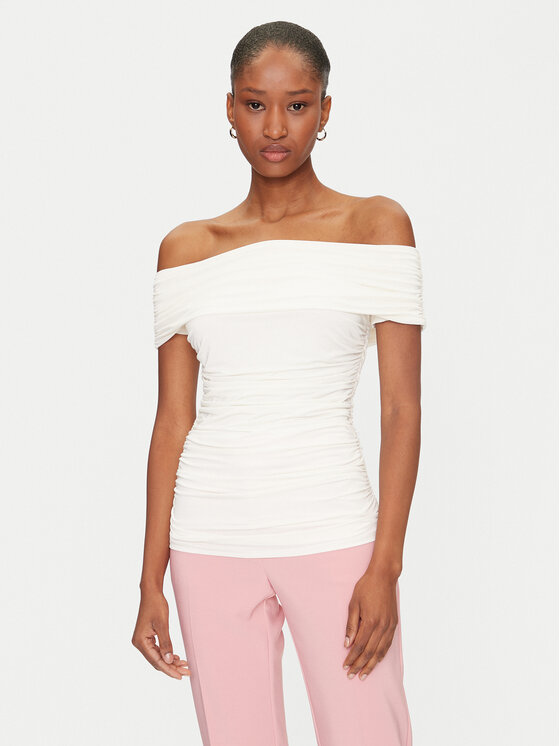 

Блузка обычного кроя 5GGP04 6259A Marciano Guess, экрю