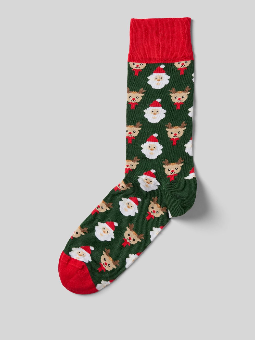 

Носки с узорчатой ​​вышивкой модель «Рудольф в лесу» DillySocks, черный