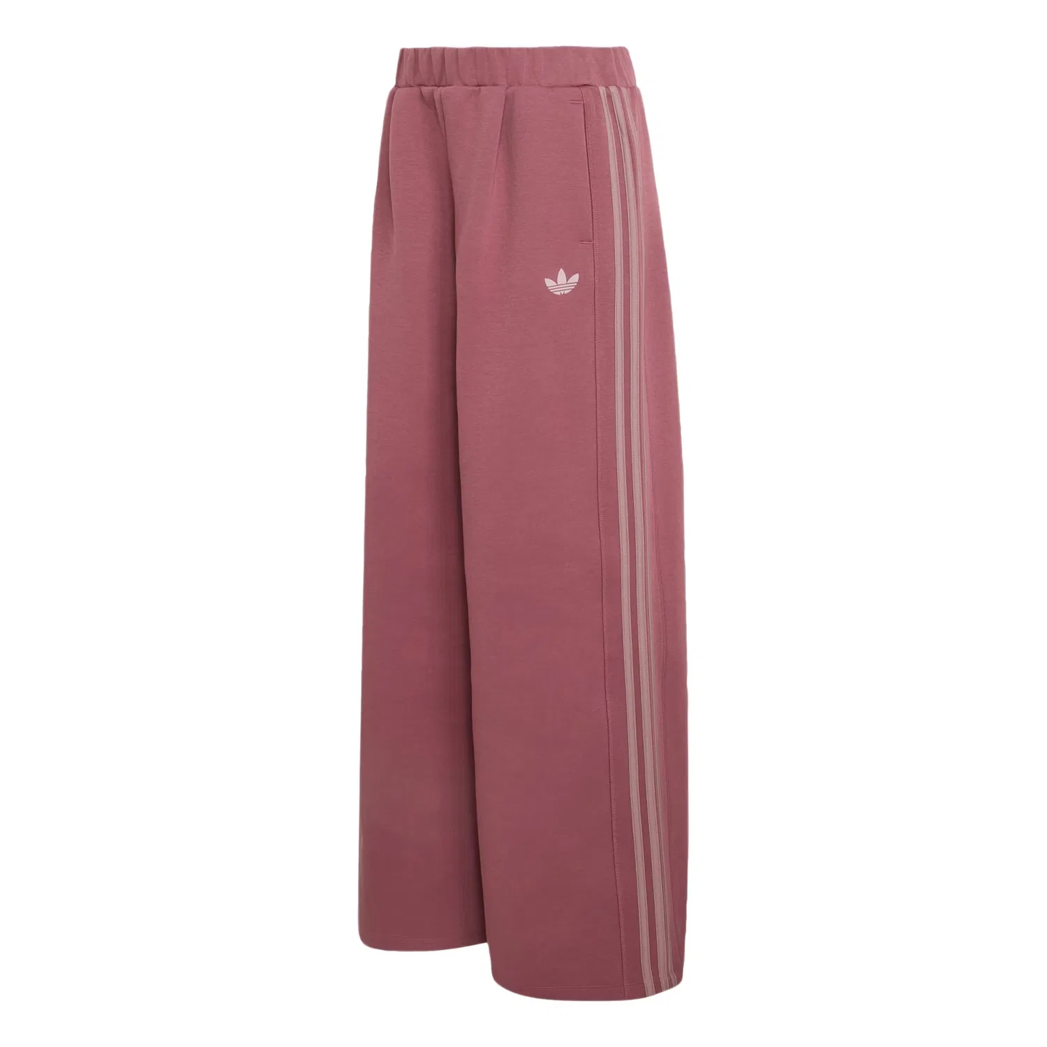 Брюки Adidas Originals с широкими штанинами Sst 2.0 бордового цвета