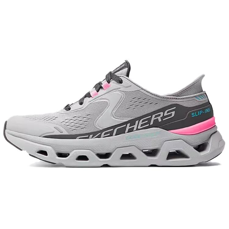 

Кроссовки женские с низким верхом серые/розовые Skechers