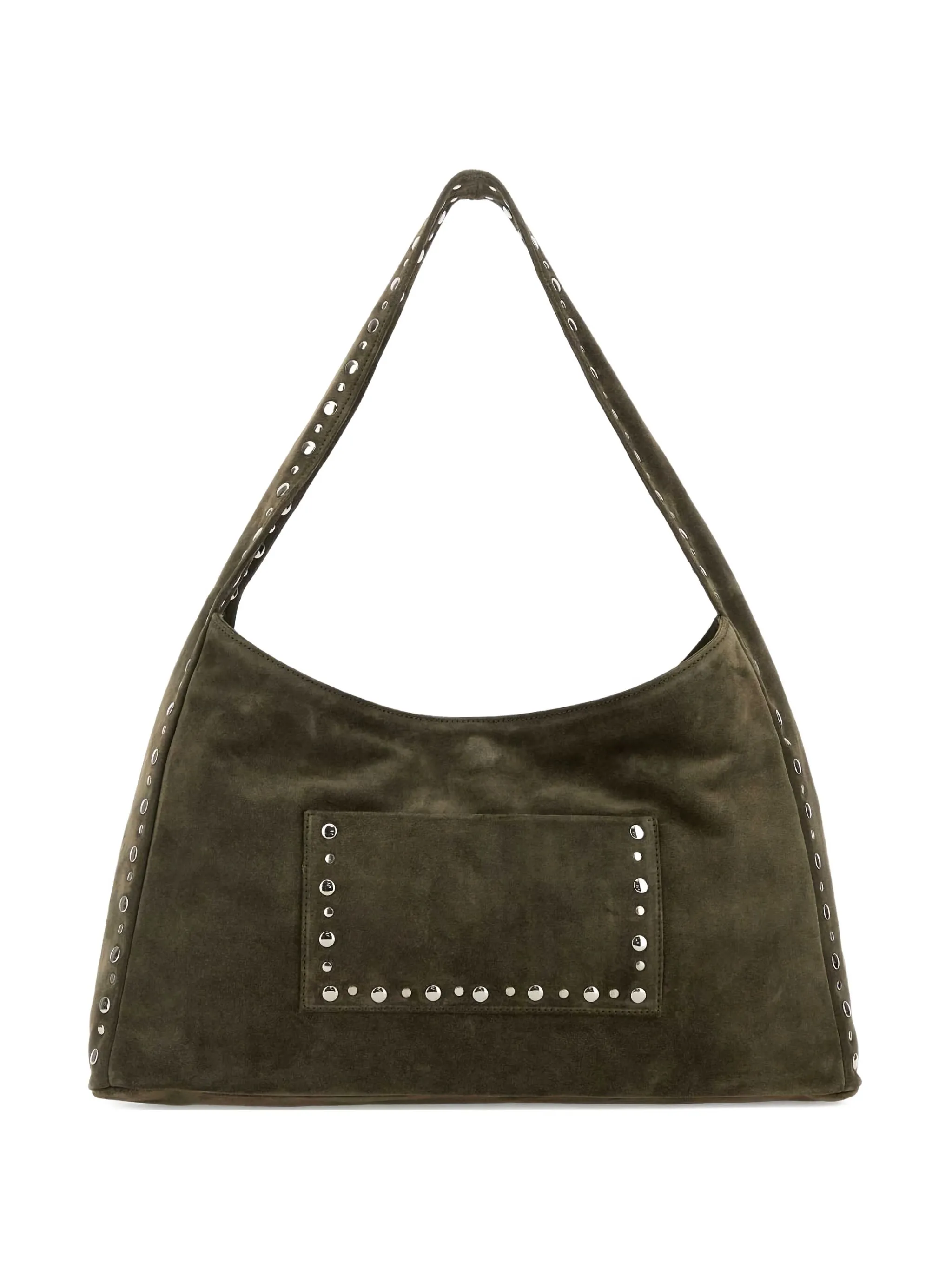 

Замшевая сумка через плечо с заклепками Franca Gimaguas, зеленый