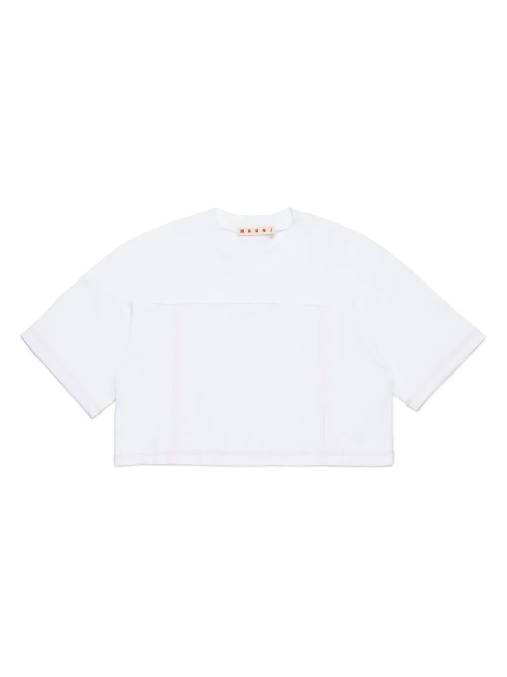 

Футболка с логотипом Marni Kids, белый