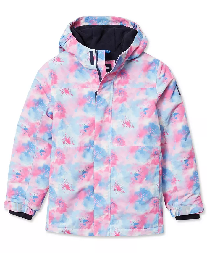 

Детская куртка Squall Waterproof Insulated Lands' End, розовый