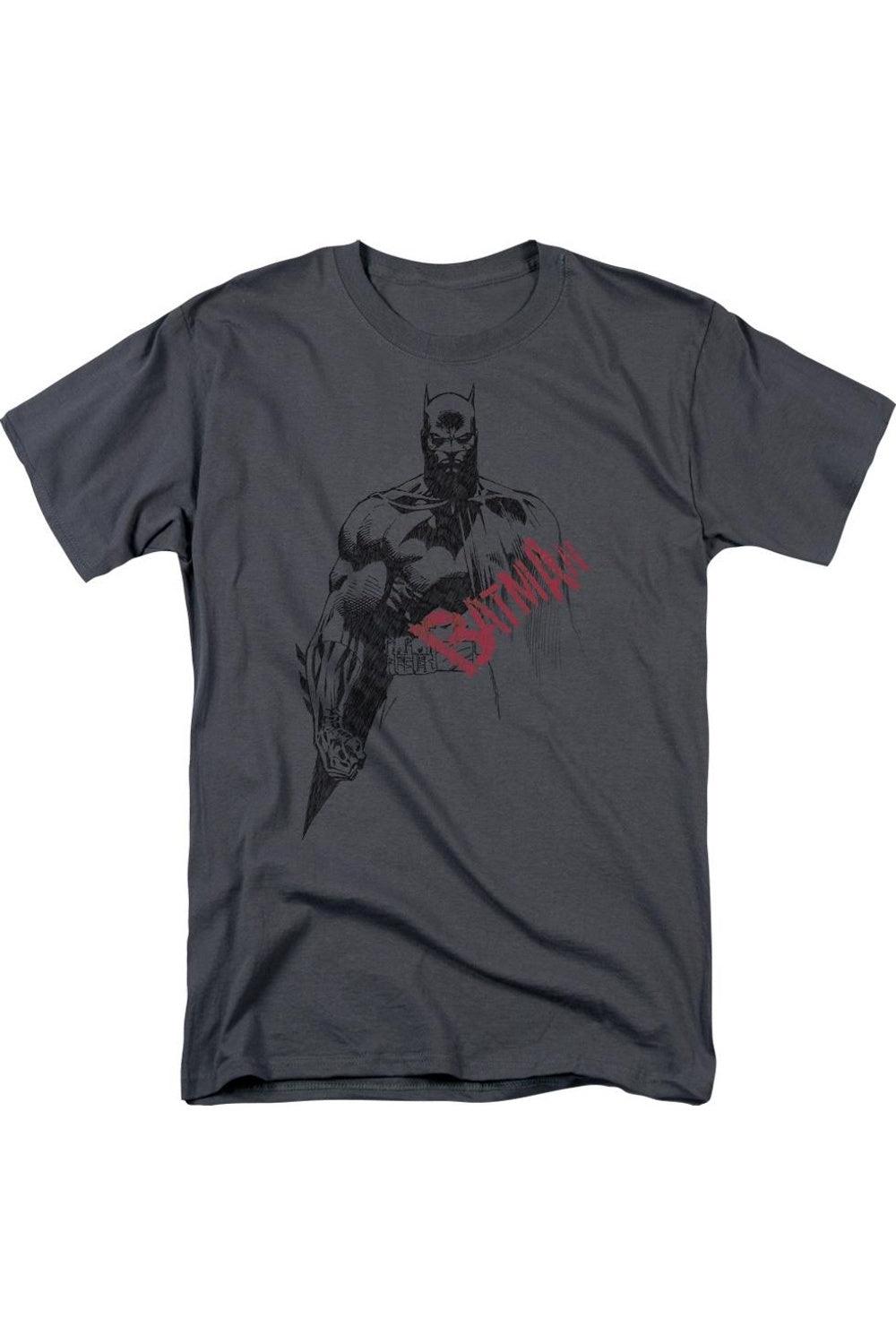 

Футболка с коротким рукавом и логотипом Batman Sketch Bat Red для взрослых Gildan