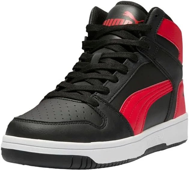 Мужские кроссовки PUMA Rebound Layup Trainers, черный/красный — фото 2