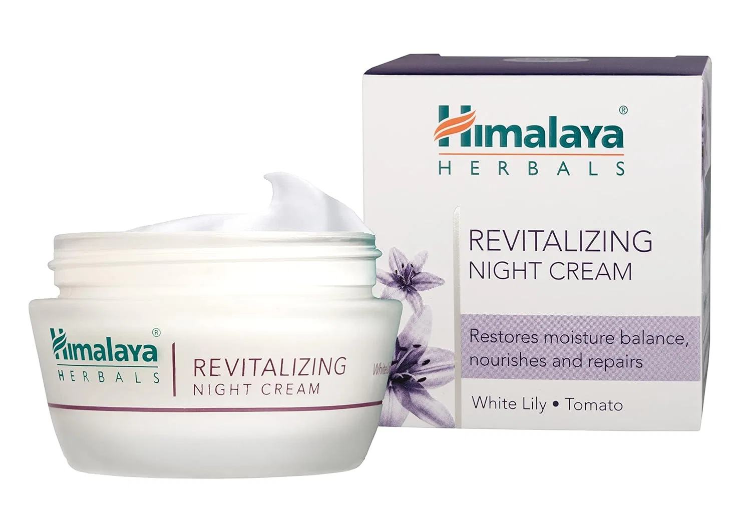 Крем для лица Himalaya — Восстанавливающий ночной Herbals — фото 2