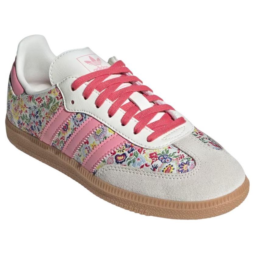 Кроссовки (GS) adidas x Liberty London Samba OG 'Floral Embroidery', бежевый — фото 3