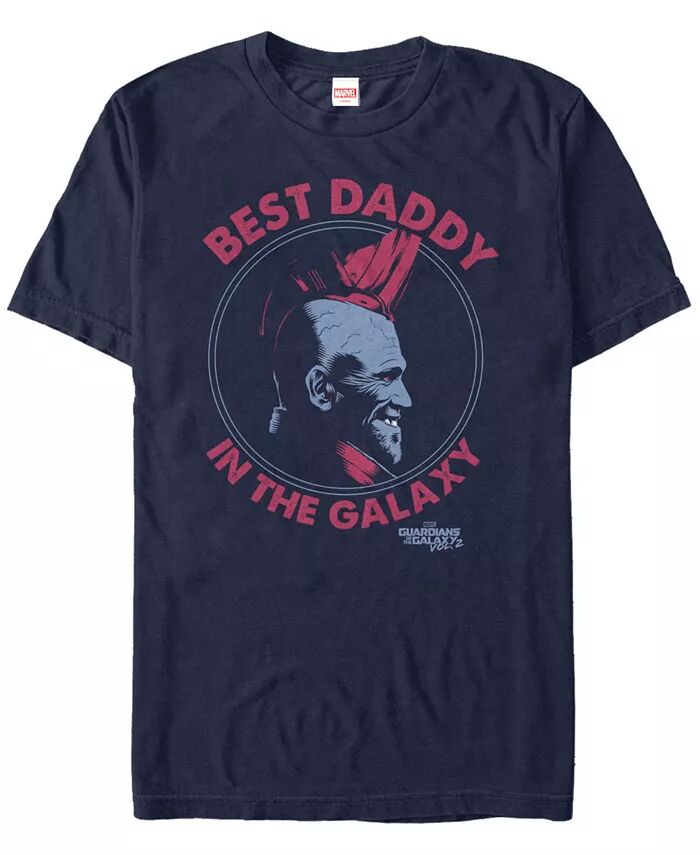 

Футболка с коротким рукавом Marvel Men's Guardians Vol.2 Yondu The Best Daddy Fifth Sun, синий